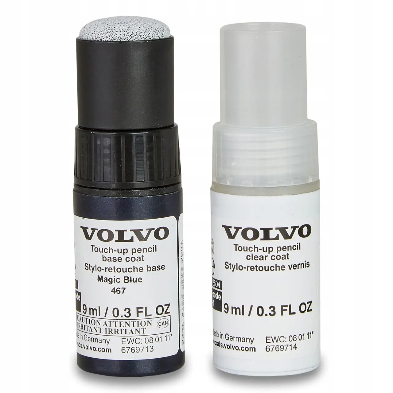 Lakkstift kit 2-komponent Volvo Touch Up Magic Blue │ Lakk kode 467 – bilde 2
