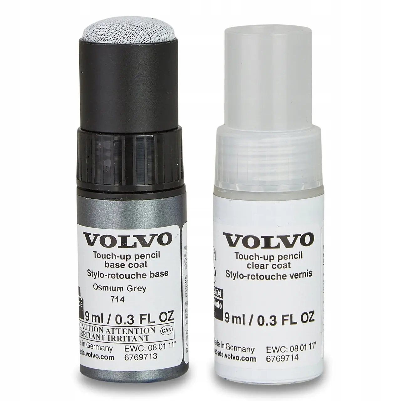 Lakkstift kit 2-komponent Volvo Touch Up Osmium Grey │ Lakk kode 714 Image 2