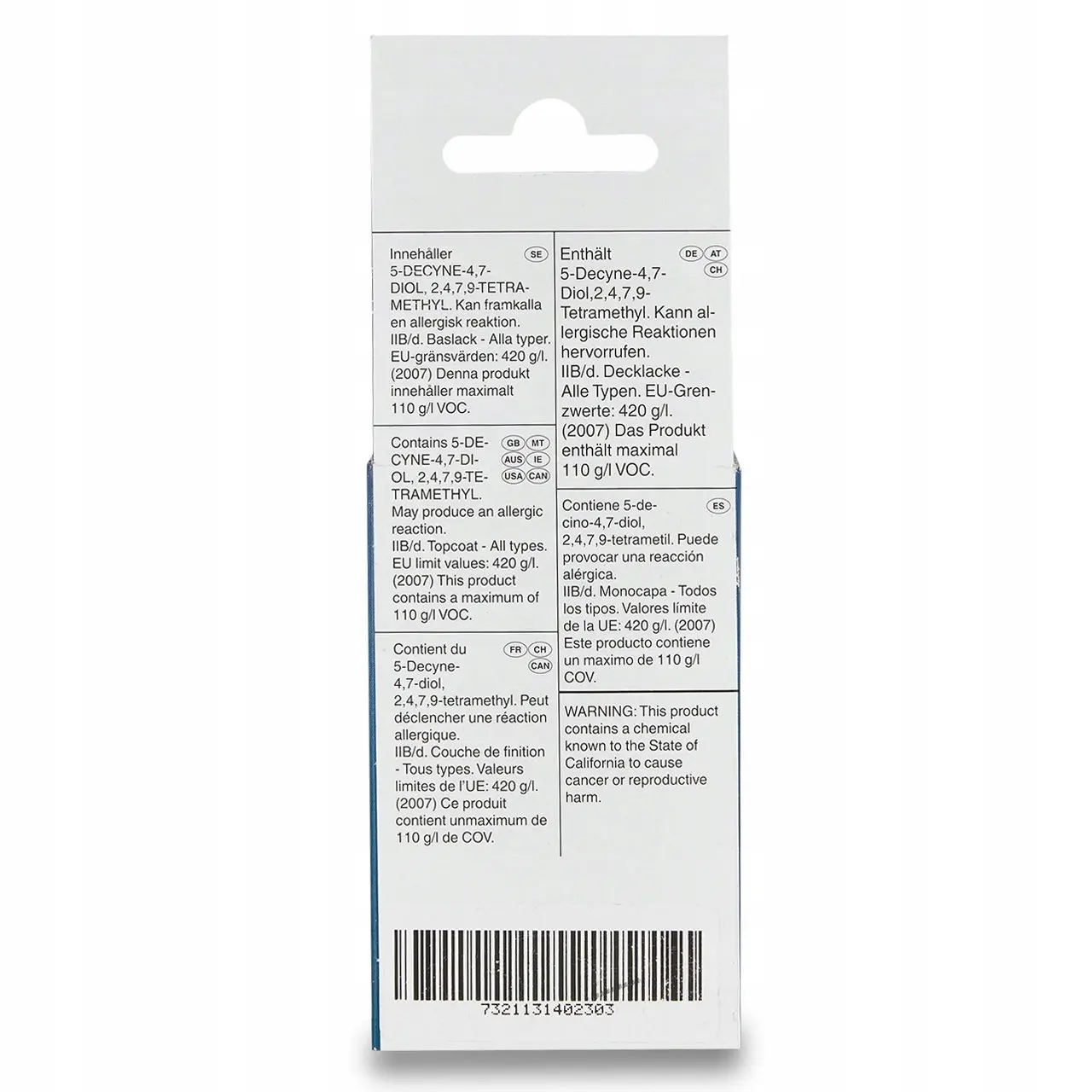 Lakkstift kit 2-komponent Volvo Touch Up Osmium Grey │ Lakk kode 714 Image 3
