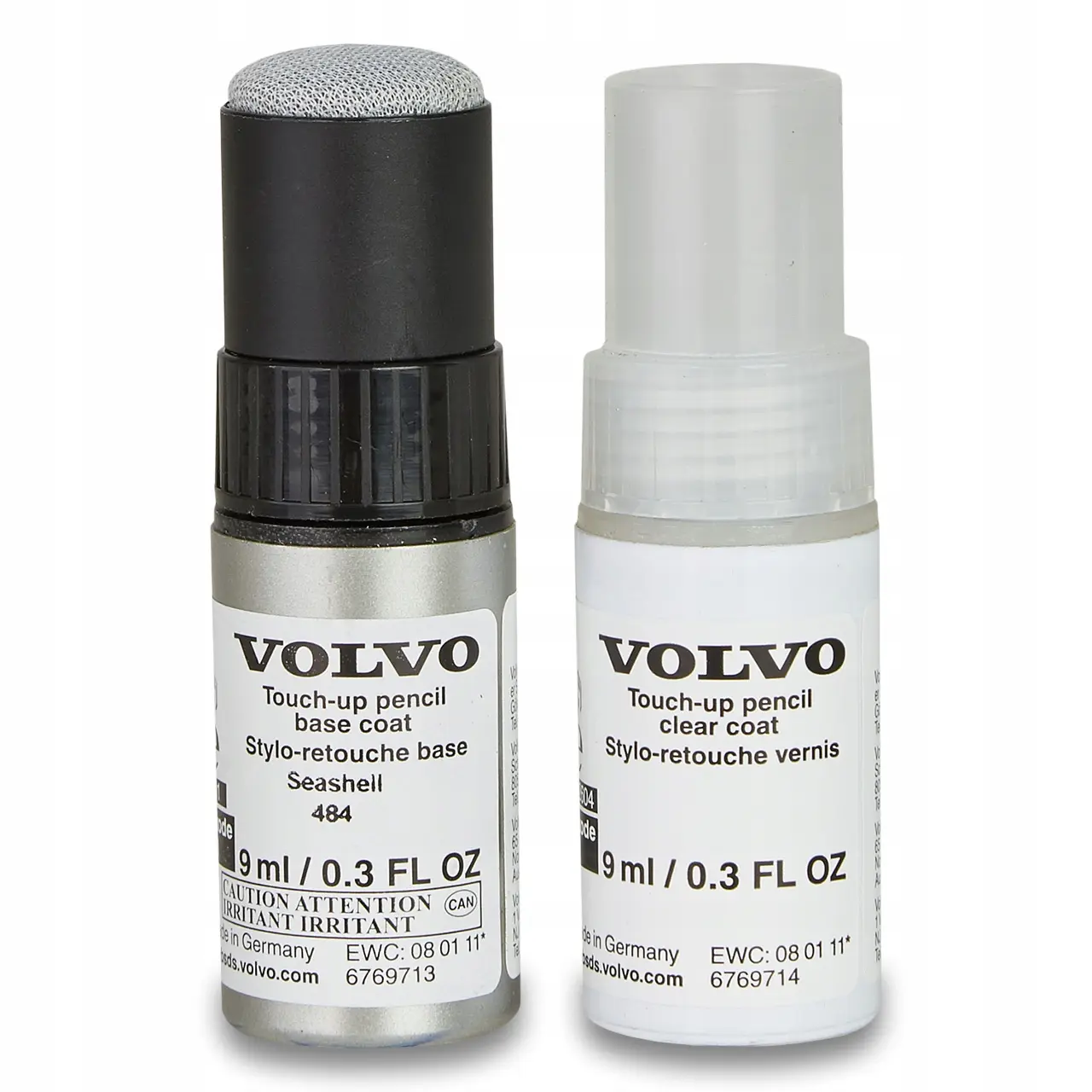 Lakkstift kit 2-komponent Volvo Touch Up Seashell │ Lakk kode 484 Image 2