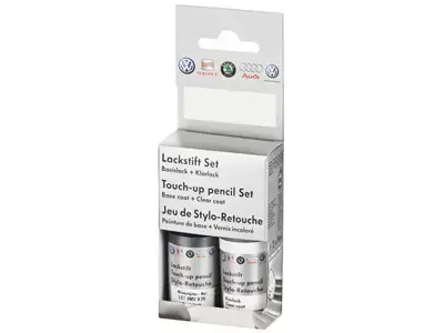 Lakkstift kit 2-komponent VW Touch Up Indium Gray Metallic │ Lakk kode LR7H Image 1