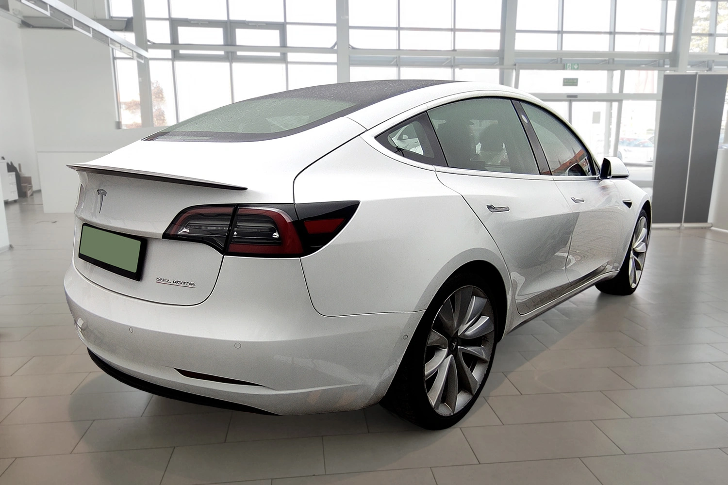Låsedeksel frunk Tesla Model 3 2017 - 2023 │ Svart - Black Edition – bilde 7