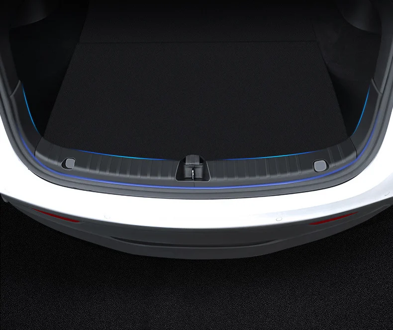 Lastekantbeskyttelse Tesla Model 3 Highland 2023 -> / Tesla Model Y 2020 - 2025 │ Beskyttelseslist til lasteterskel