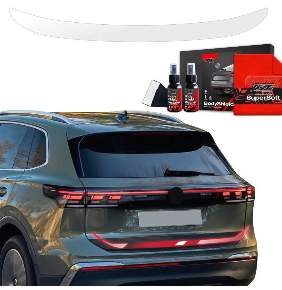 Lastekantbeskytter Volkswagen Tiguan II 2024 - 2026 │ PPF beskyttelsesfolie Gjennomsiktig Grizz BodyShield