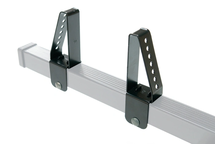 Lastestøtter / laststoppere til takstativ - for stålbøyler 35 × 35 mm - 10 cm – 4 stk – bilde 2