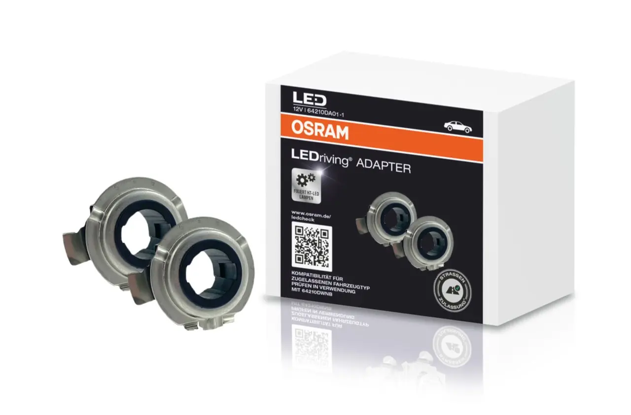 LED Adapter H7 - sett 2 stk Image 1