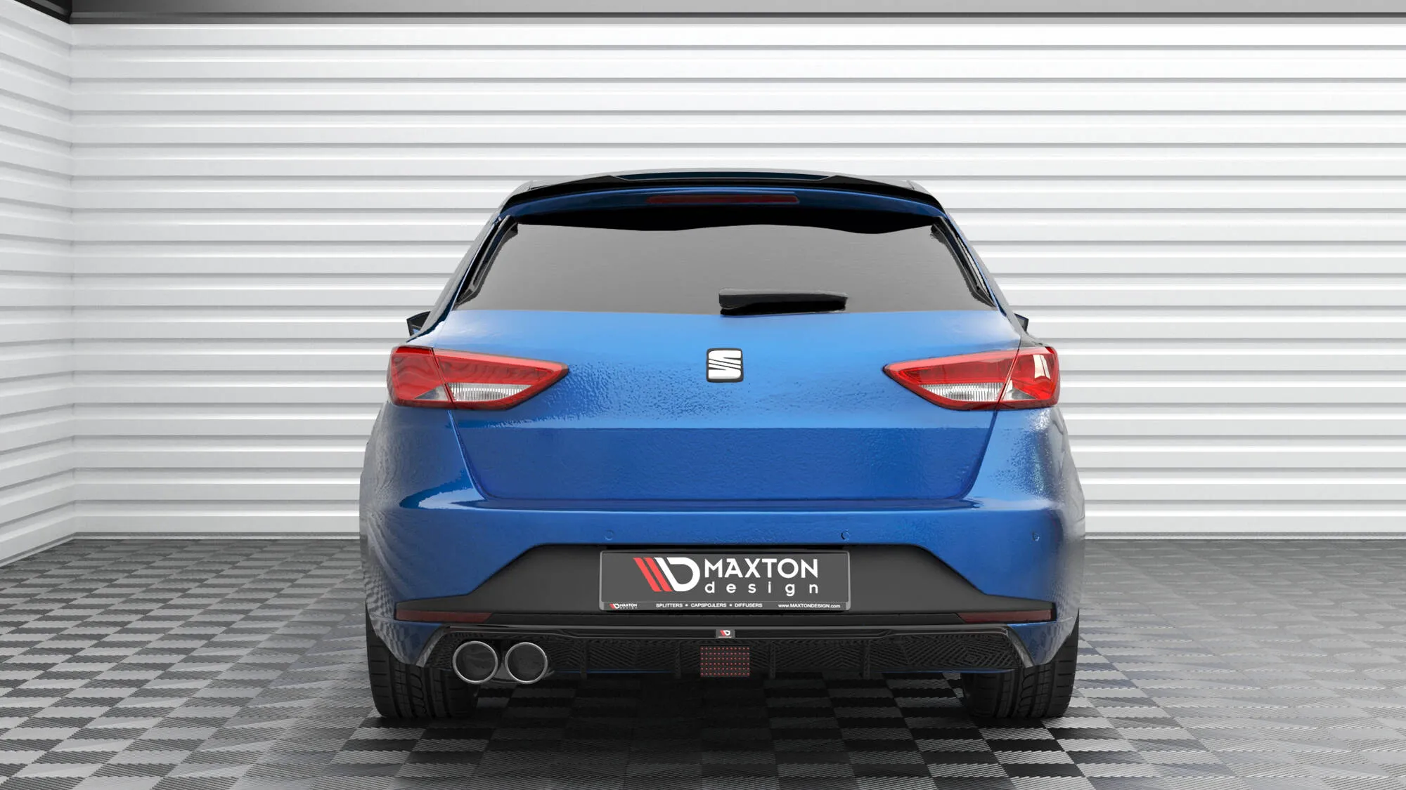 LED bremselys Seat Leon FR Sportstourer MK3 2012-2016 | Glossy Black Edition