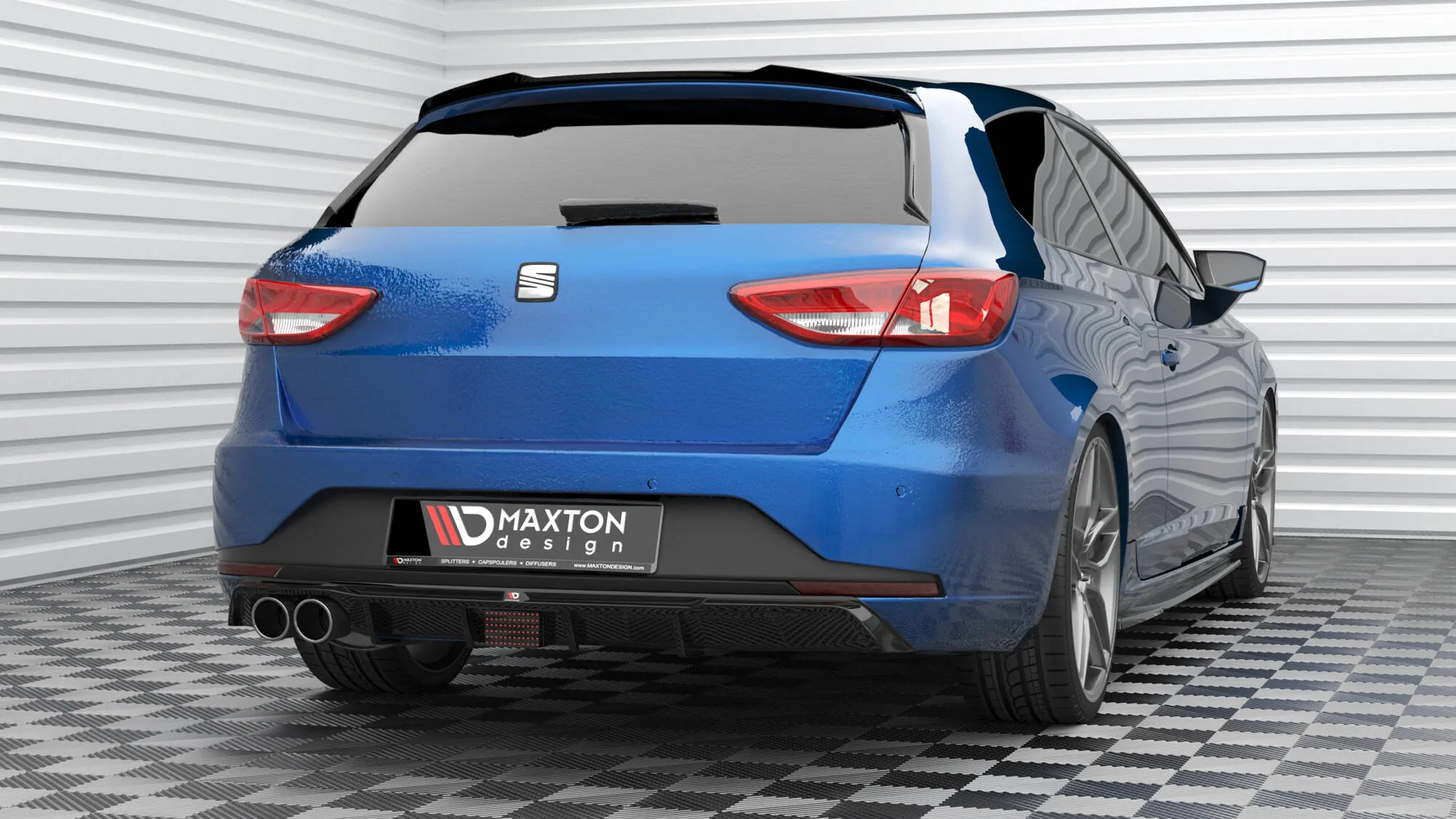 LED bremselys Seat Leon FR Sportstourer MK3 2012-2016 | Glossy Black Edition – bilde 2