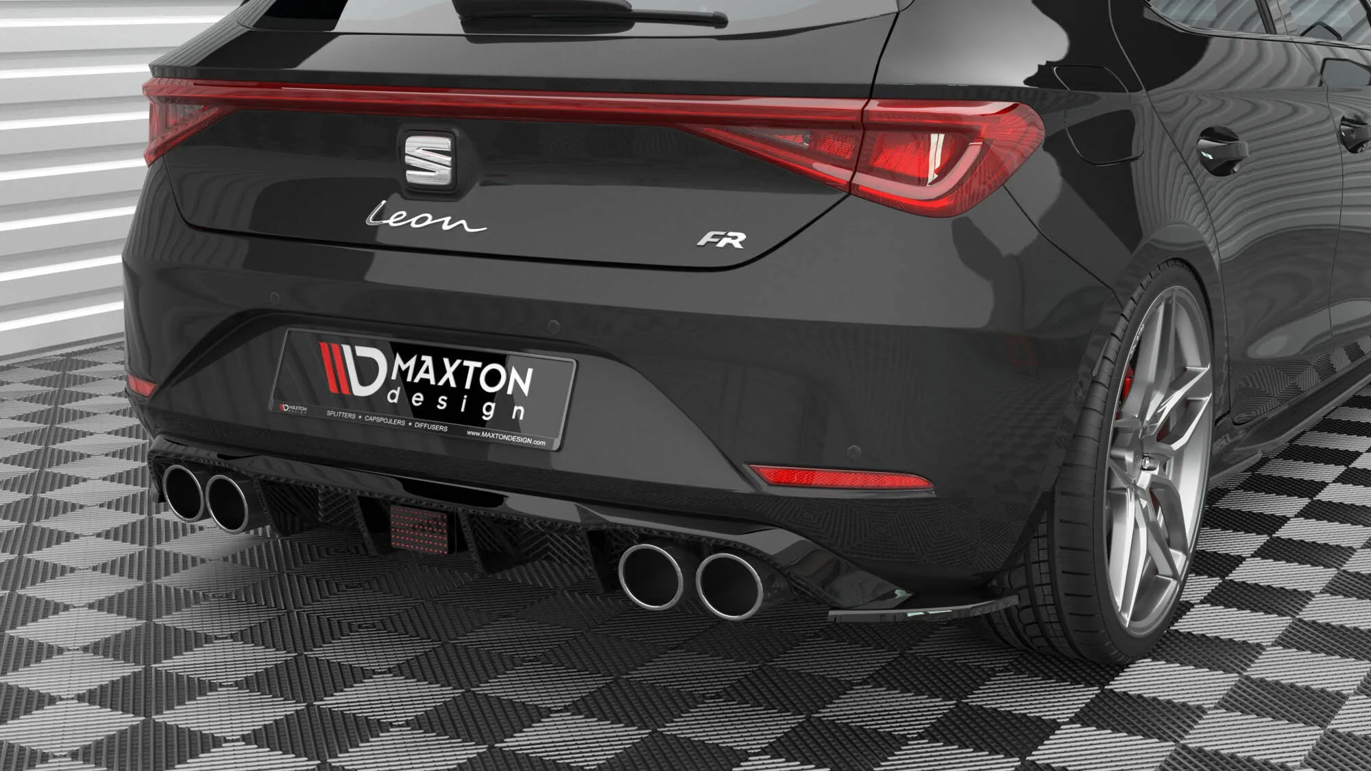 LED bremselys Seat Leon IV FR 2020-> | Glossy Black Edition