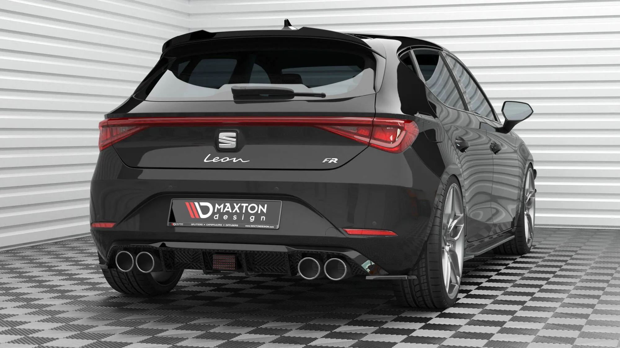 LED bremselys Seat Leon IV FR 2020-> | Glossy Black Edition – bilde 2