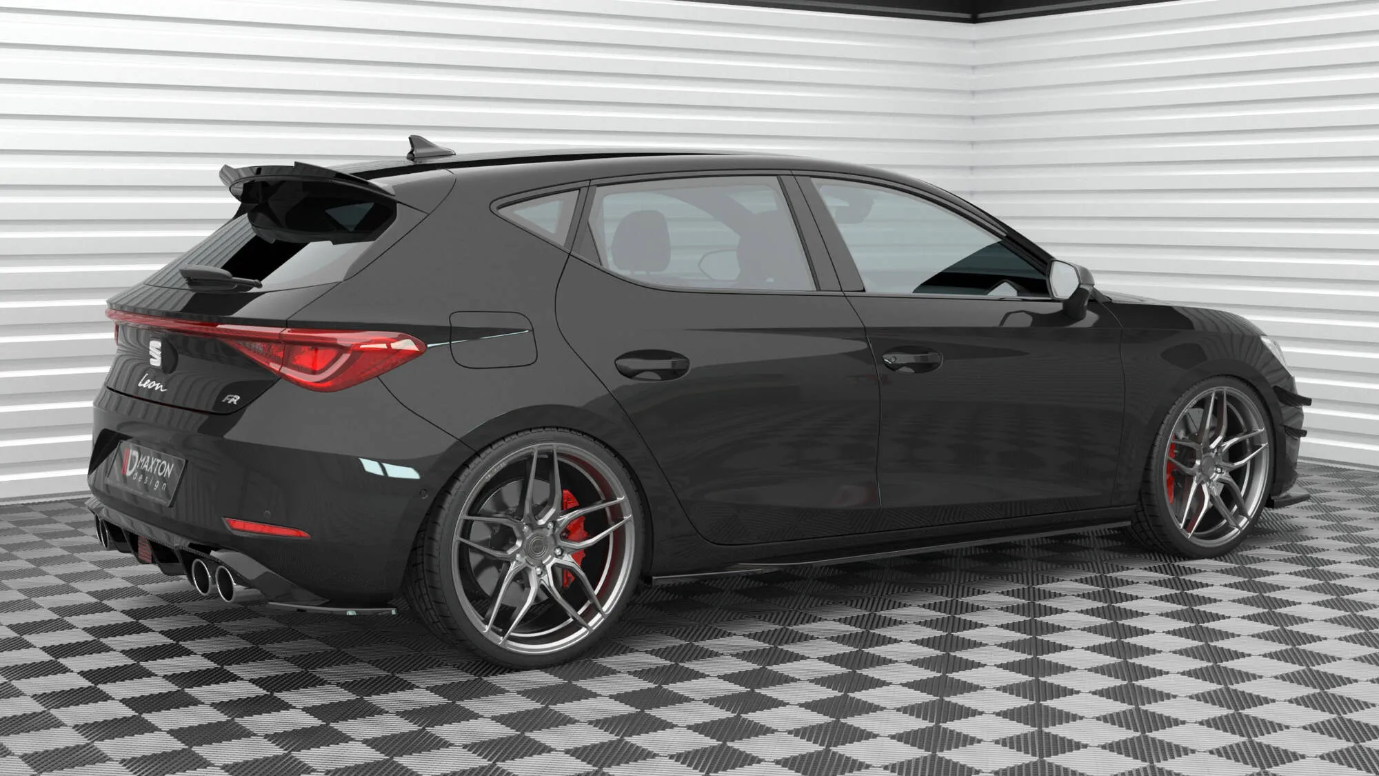 LED bremselys Seat Leon IV FR 2020-> | Glossy Black Edition – bilde 3