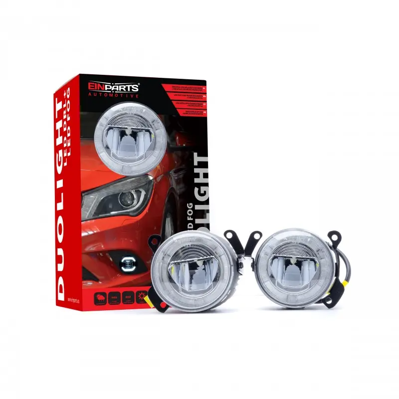 LED Cree tåkelys VW T5 2003-2009  - sett 2 stk. (med DRL dagskjørelys) Image 1