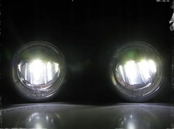 LED Cree tåkelys VW T5 2003-2009  - sett 2 stk. (med DRL dagskjørelys) Image 6