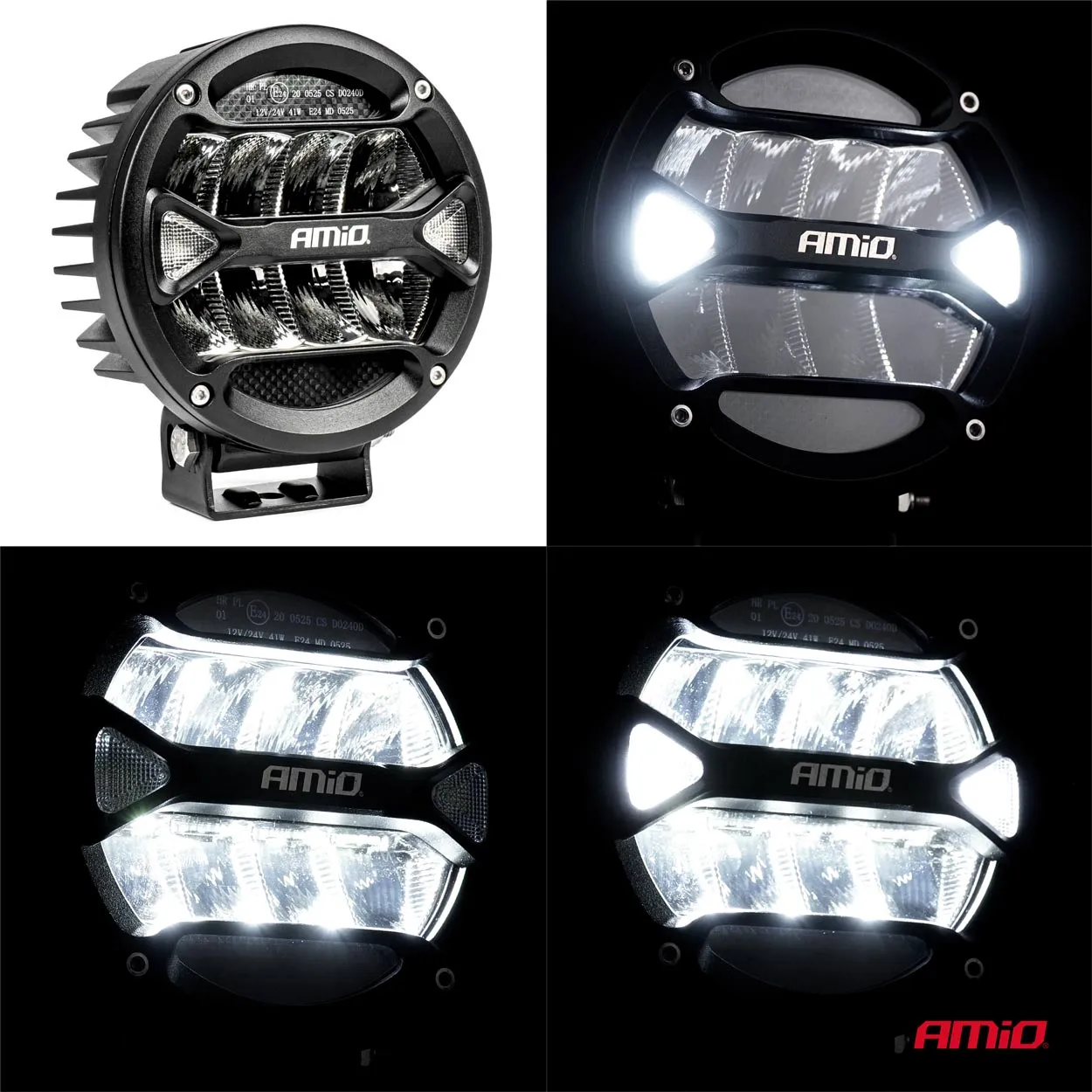 LED fjernlys 6" Pro-Series Combo 41W med parklys │ 3600 Lumen – bilde 9