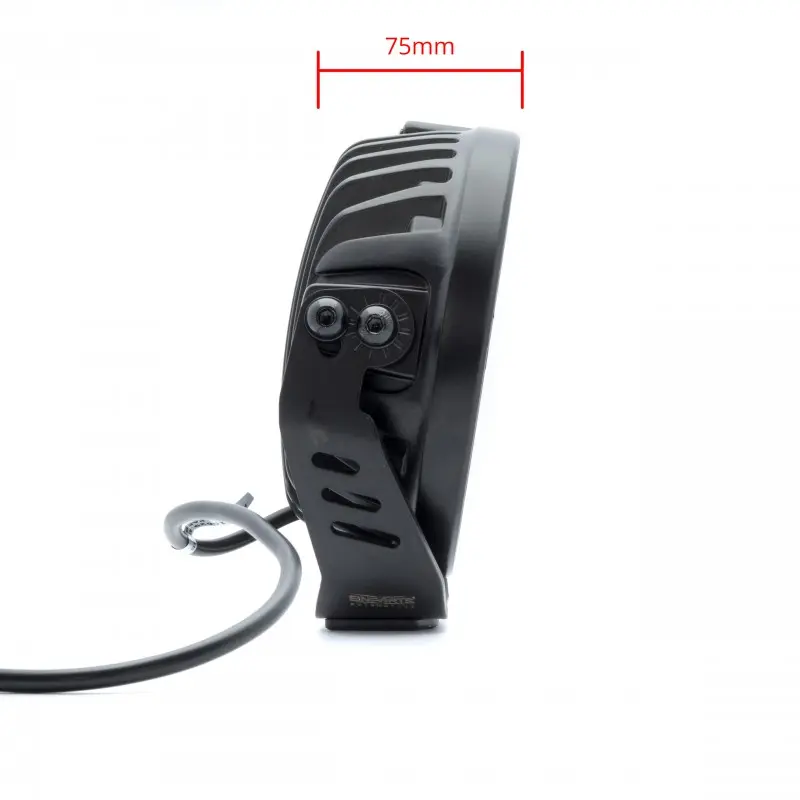 LED fjernlys 7" Combo 80W med parklys │ Ekstralys rund - 9600 Lumen – bilde 7