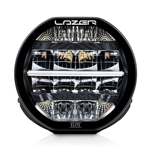 LED fjernlys 7" Lazer Sentinel 7 Elite – 7" LED ekstralys med hvitt/oransje posisjonslys (R112, E-merket) │ Ekstralys rund