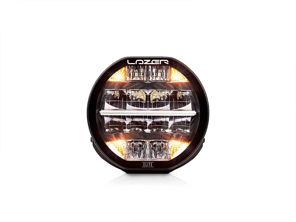 LED fjernlys 7" Lazer Sentinel 7 Elite – 7" LED ekstralys med hvitt/oransje posisjonslys (R112, E-merket) │ Ekstralys rund – bilde 4