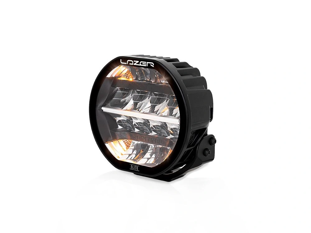 LED fjernlys 7" Lazer Sentinel 7 Elite – 7" LED ekstralys med hvitt/oransje posisjonslys (R112, E-merket) │ Ekstralys rund – bilde 5