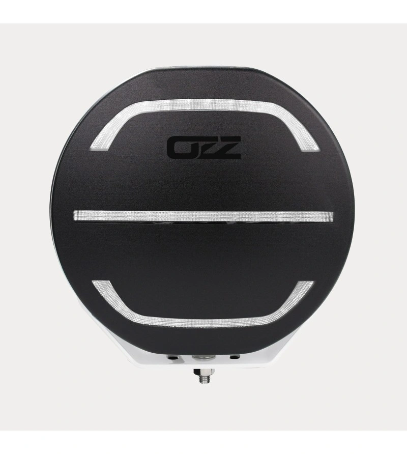 LED fjernlys 7" OZZ XR2 P7 7" 17.8 cm White Edition - hvit/sotet linse – posisjonslys hvit/amber │ Ekstralys rund – bilde 7