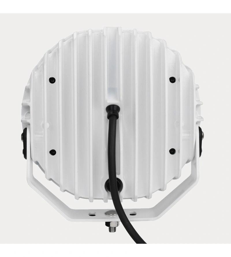 LED fjernlys 7" OZZ XR2 P7 7" 17.8 cm White Edition - hvit/sotet linse – posisjonslys hvit/amber │ Ekstralys rund – bilde 8