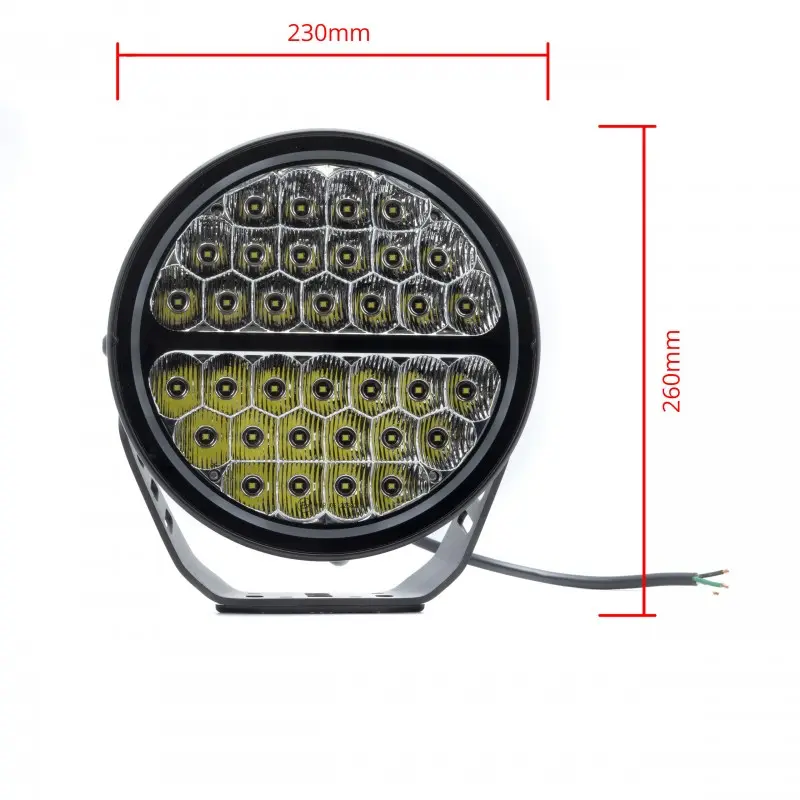 LED fjernlys 9" Combo 170W med parklys │ Ekstralys rund – bilde 6