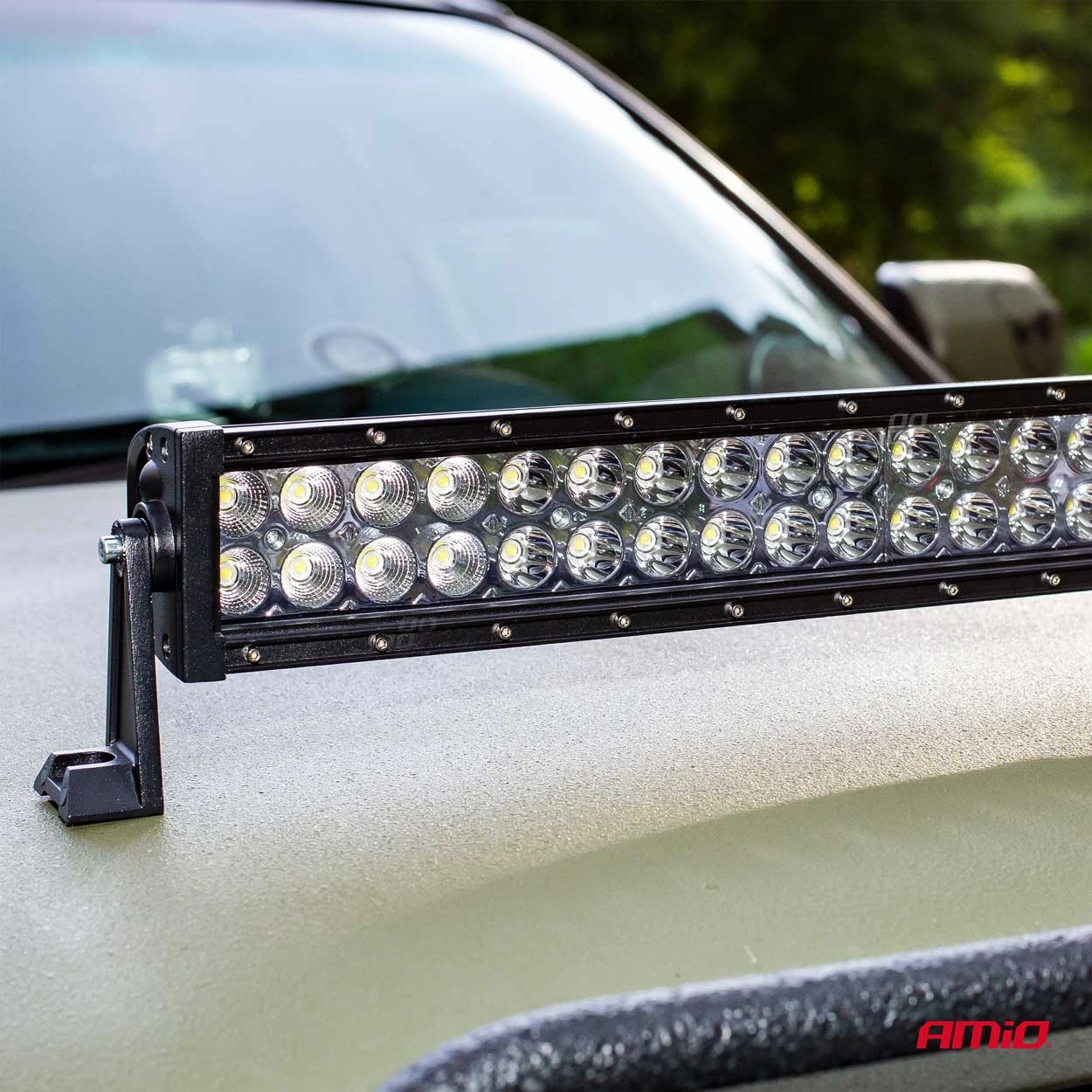 LED fjernlys AMiO AWL26 │ 113 cm │ 24000 lm │ 9–36V (12V/24V) │ combo lysbilde │ E9 ECE R10 – bilde 2