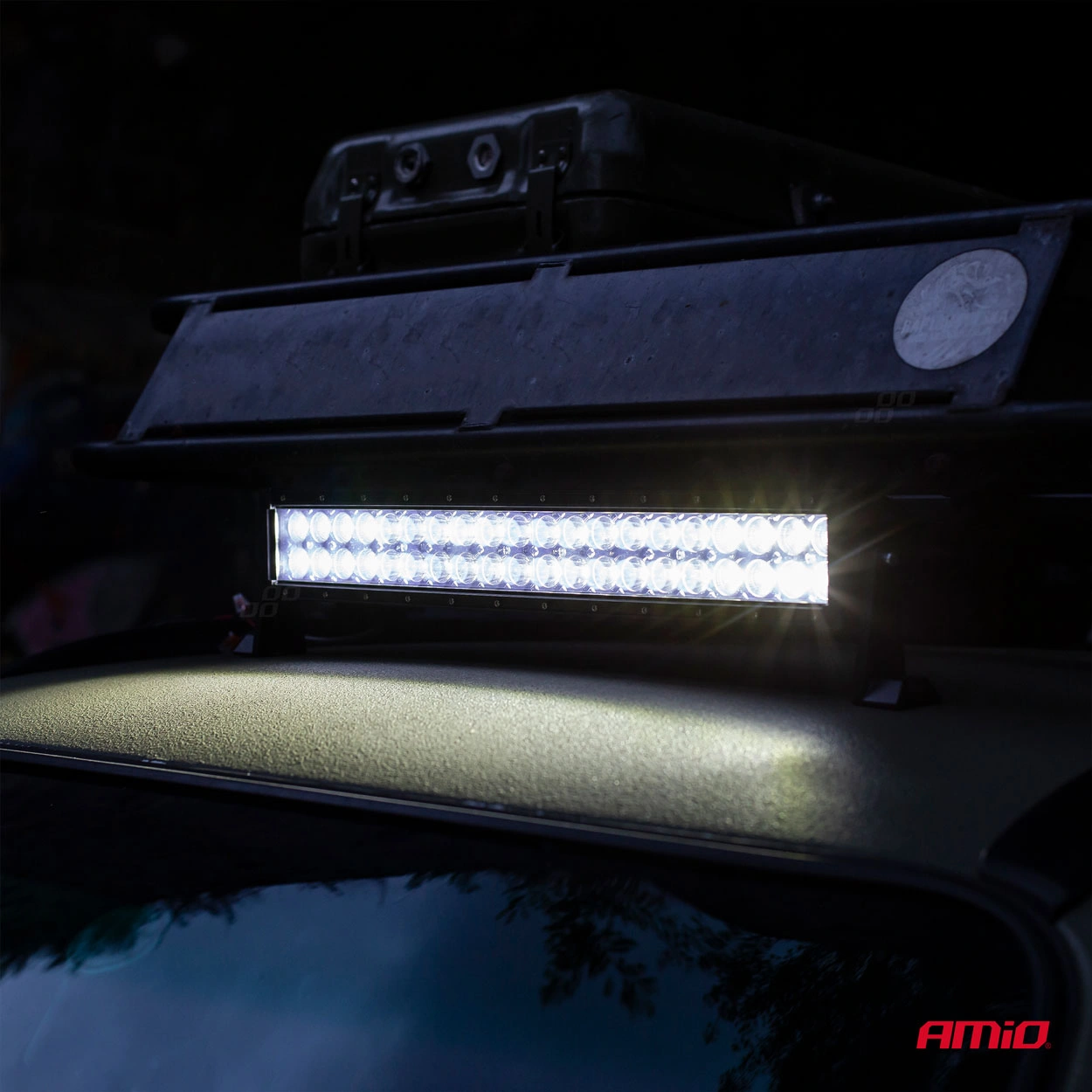 LED fjernlys AMiO AWL26 │ 113 cm │ 24000 lm │ 9–36V (12V/24V) │ combo lysbilde │ E9 ECE R10 – bilde 3