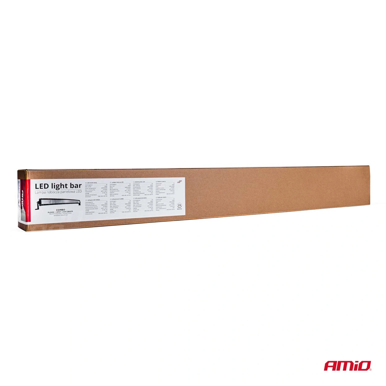 LED fjernlys kurvet AMiO AWL47 130 cm │ 58320 lm │ 9–36V (12V/24V) │ combo lysbilde │ E9 ECE R10 – bilde 6