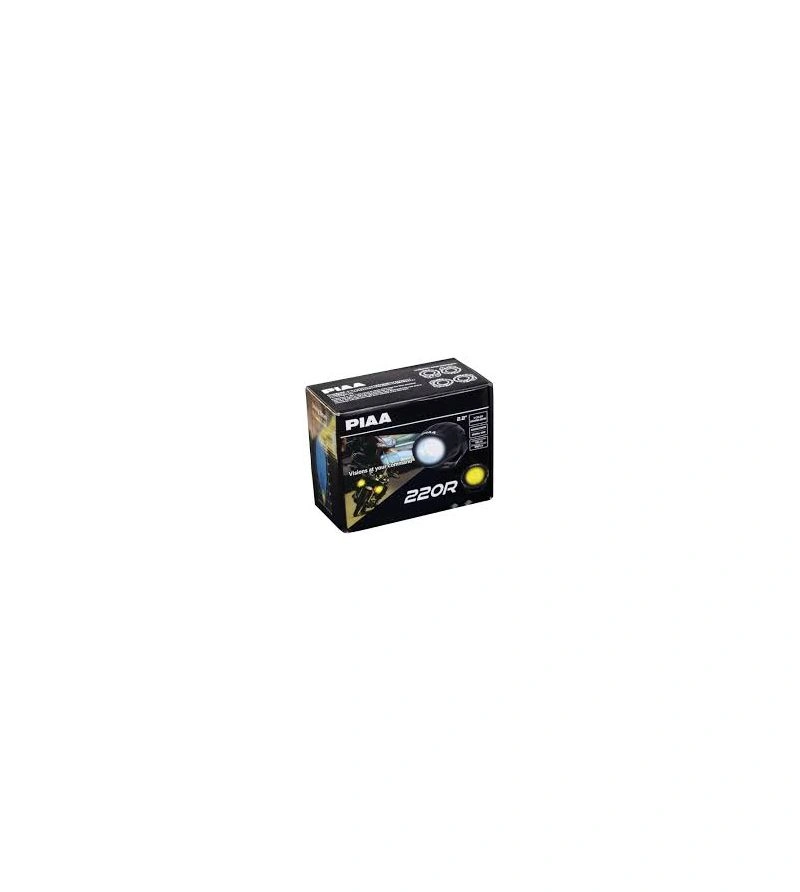 LED fjernlys PIAA 220R ekstralys sett │ 2.5" (63 mm) │ hvit/gul - Driving Fog Combo - komplett pakke – bilde 3