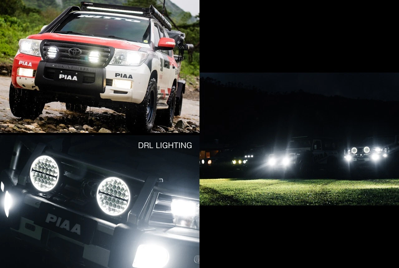 LED fjernlys PIAA LPX 570 – 7,2" LED Ekstralys med hvitt posisjonslys – komplett sett – bilde 22