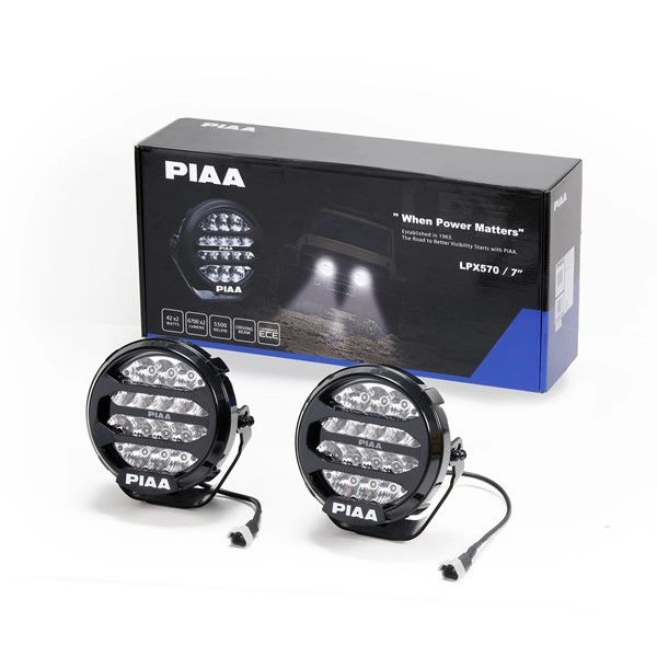 LED fjernlys PIAA LPX 570 – 7,2" LED Ekstralys med hvitt posisjonslys – komplett sett – bilde 26