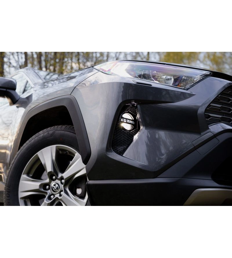 LED fjernlys / tåkelys PIAA LPW 530 ekstralys sett 4" (101 mm) │ hvit/gul (2500K/6000K) │ Driving Fog Combo │ inkl. steinsprutdeksel – bilde 10