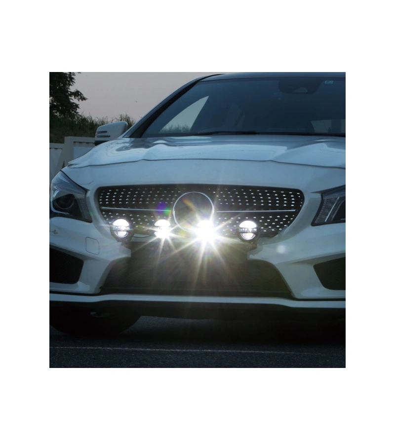 LED fjernlys / tåkelys PIAA LPW 530 ekstralys sett 4" (101 mm) │ hvit/gul (2500K/6000K) │ Driving Fog Combo │ inkl. steinsprutdeksel – bilde 12