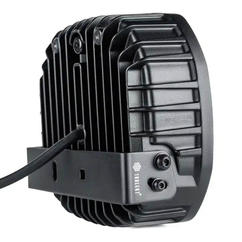 LED fjernlys Tralert Phantom Black 8.7" (22 cm) LED ekstralys – med hvitt/gult posisjonslys – bilde 9