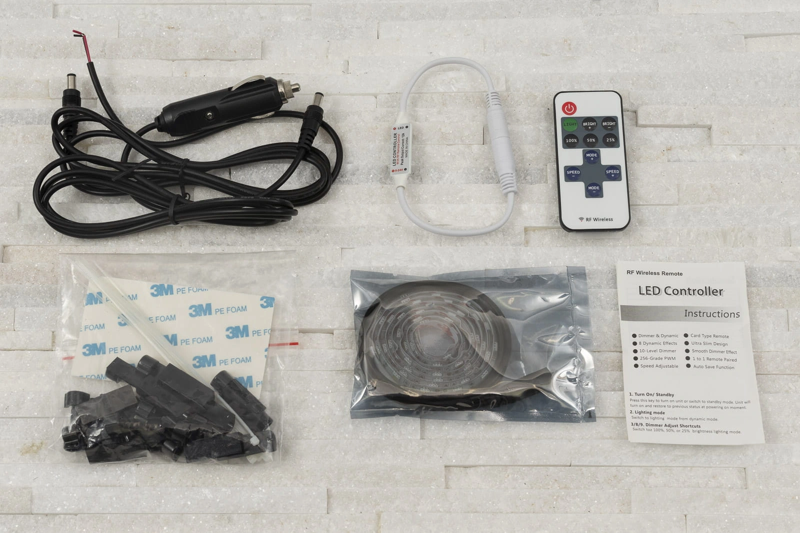 LED-lyslist for bakluken Jeep Wrangler JK 2006 - 2018 / Wrangler JL 2018 -> │ med Wireless Fjernkontroll – bilde 2