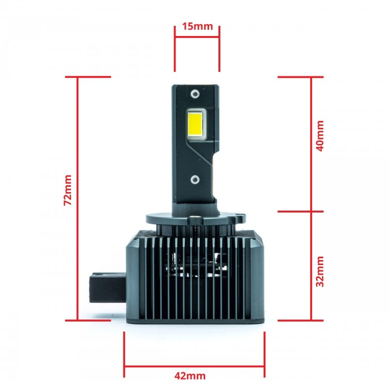 LED Pære D1S Flip Chip 6000K | Canbus 6000 LM - sett 2 stk. – bilde 8