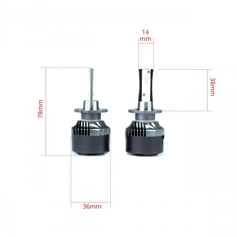 LED Pære D2S / D2R / D4S Retrofit Seoul CSP 6000K │ CANbus - sett 2 stk. – bilde 4