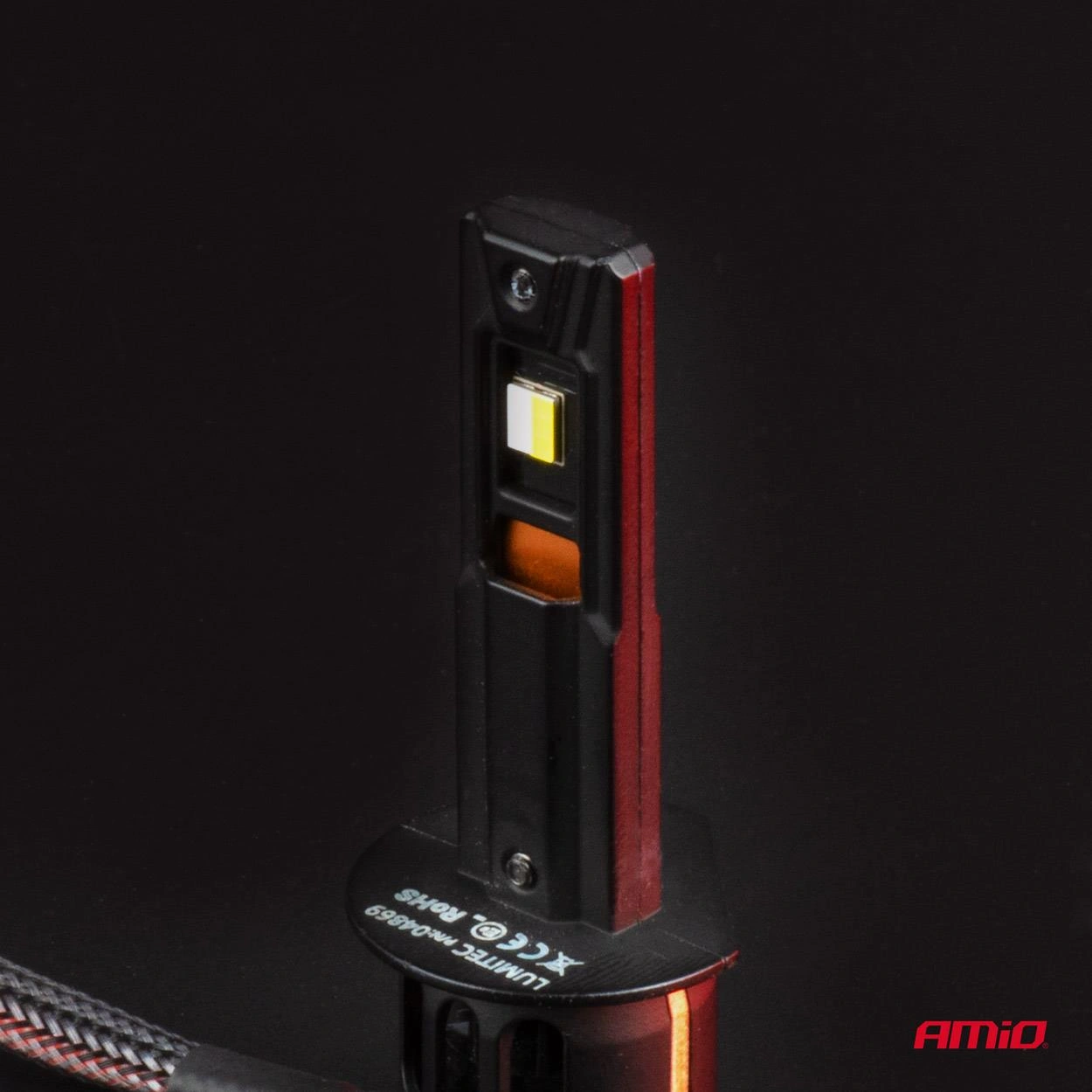 LED Pære H1 Amio F26 Pro LumiTec LIMITED +130% DUO 6000K │ Full CANbus Plug&Play 68W  - sett 2 stk. – bilde 3