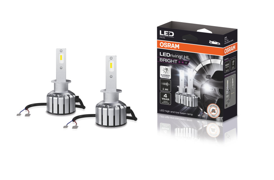 LED Pære H1 Osram LEDriving HL Bright +300%  - sett 2 stk.