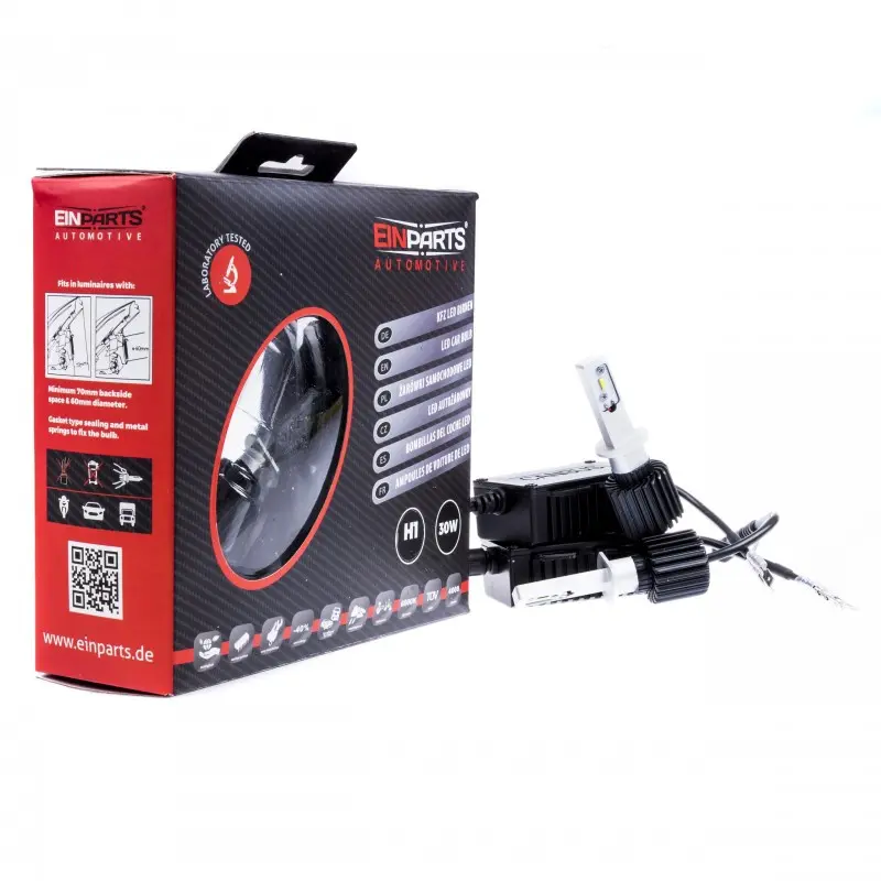 LED Pære H1 Philips Luxeon │ CANbus - sett 2 stk. Image 1