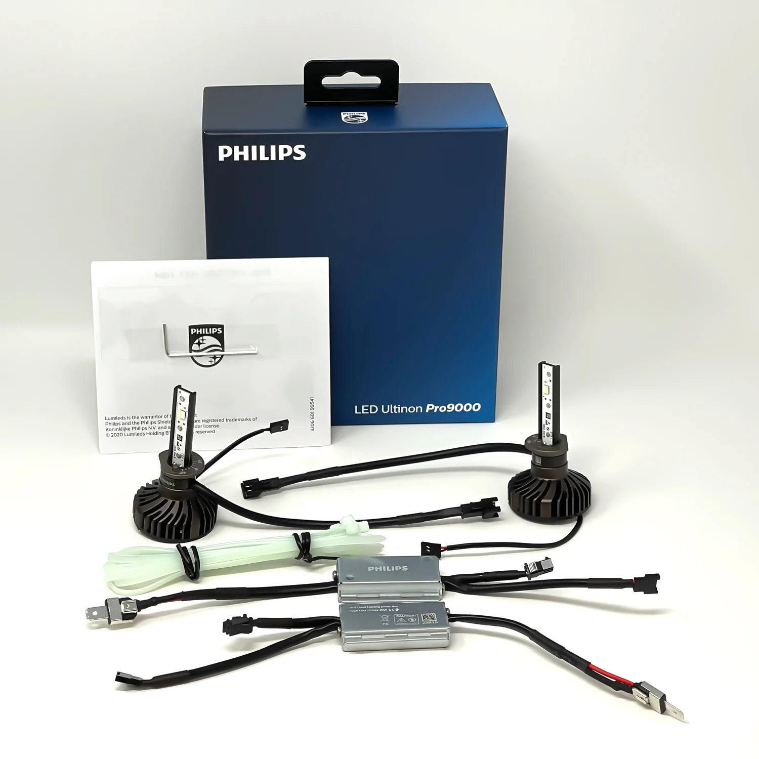 LED Pære H1 Philips Ultinon Pro9100 HL +350% med Lumileds - sett 2 stk. Image 12