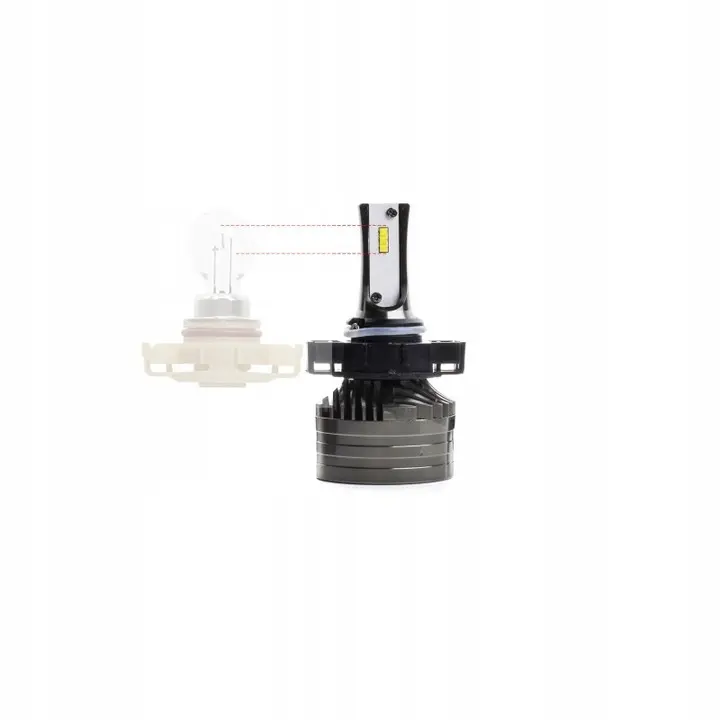 LED Pære H16 SEOUL CSP │ CANbus - sett 2 stk. Image 3