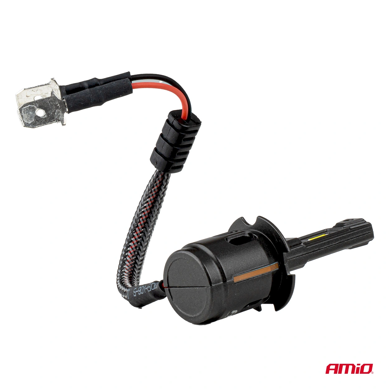 LED Pære H3 Amio F25 Pro Black Series 6000K │ Full CANbus Plug&Play EasyFit 68W - 7646 lm  - sett 2 stk. – bilde 4