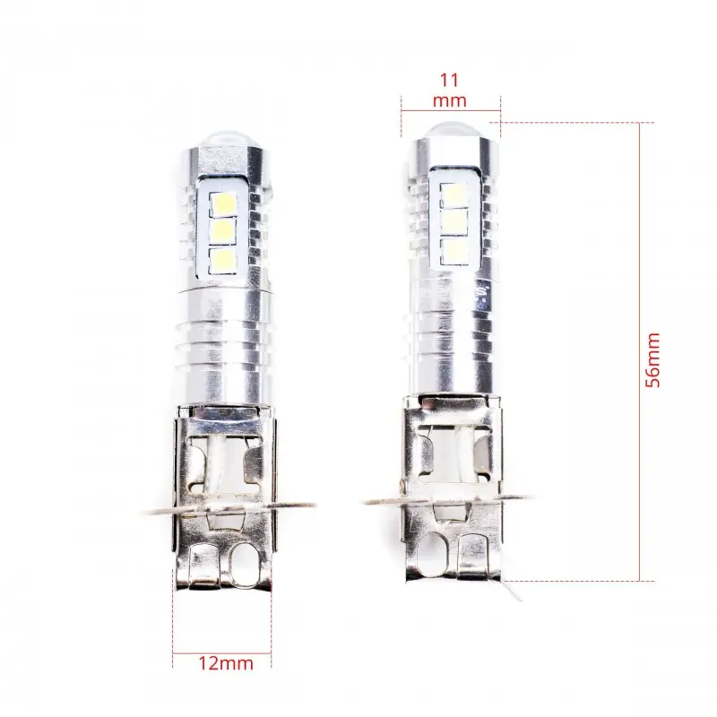 LED Pære H3 │ CANbus - sett 2 stk. Image 3