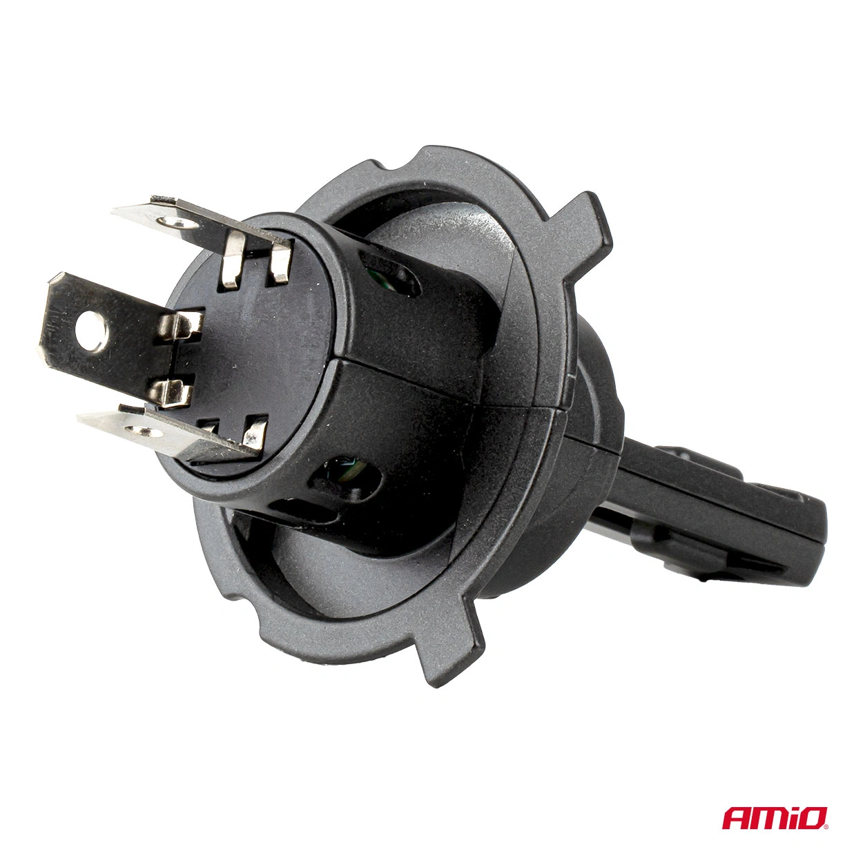 LED Pære H4 / H19 Amio F25 Pro Black Series 6000K │ Full CANbus Plug&Play EasyFit 70W - 5540 lm  - sett 2 stk. – bilde 4