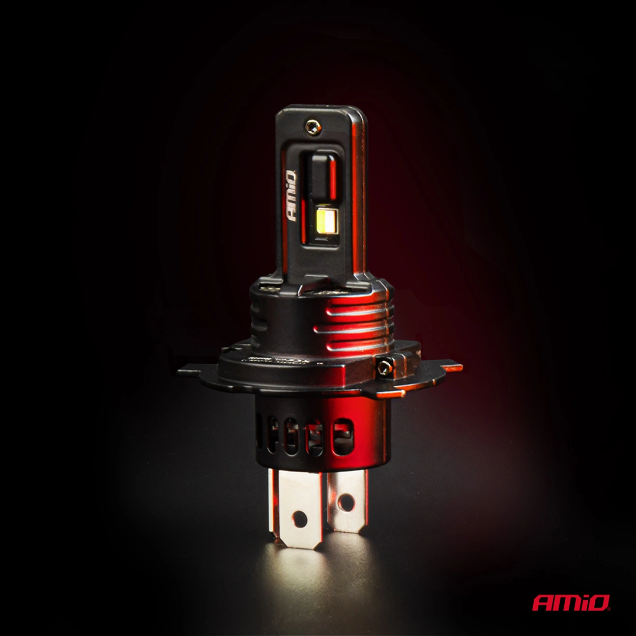 LED Pære H4 / H19 Amio F26 Pro LumiTec LIMITED +130% DUO 6000K │ Full CANbus Plug&Play 70W  - sett 2 stk. – bilde 2