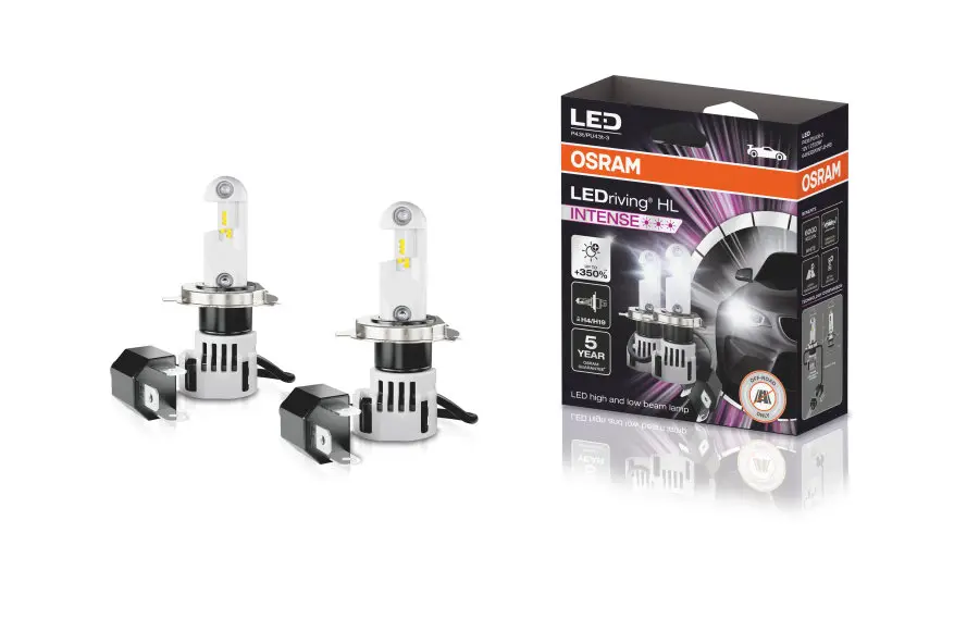 LED Pære H4 / H19 Osram LEDriving HL Intense +350%  - sett 2 stk.