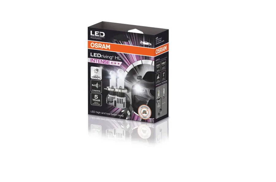 LED Pære H4 / H19 Osram LEDriving HL Intense +350%  - sett 2 stk. – bilde 4