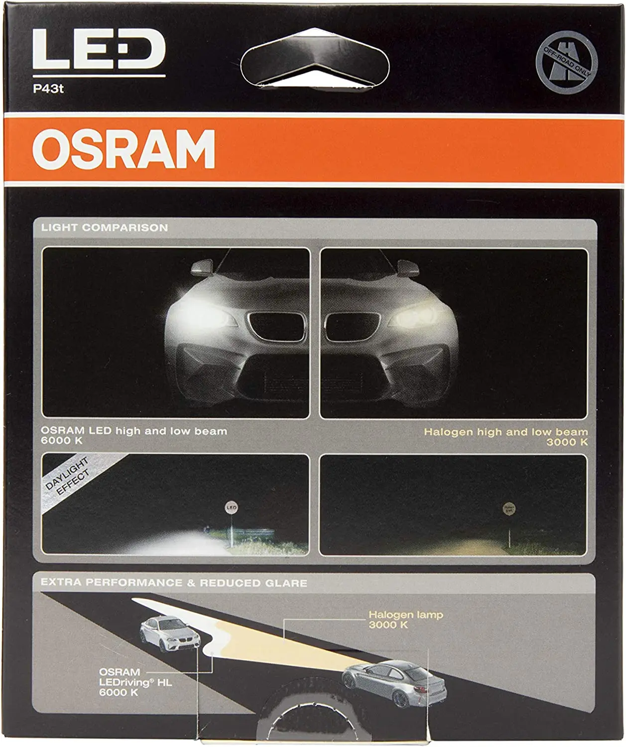 LED Pære H4 Osram LEDriving HL Gen2 - sett 2 stk. Image 6