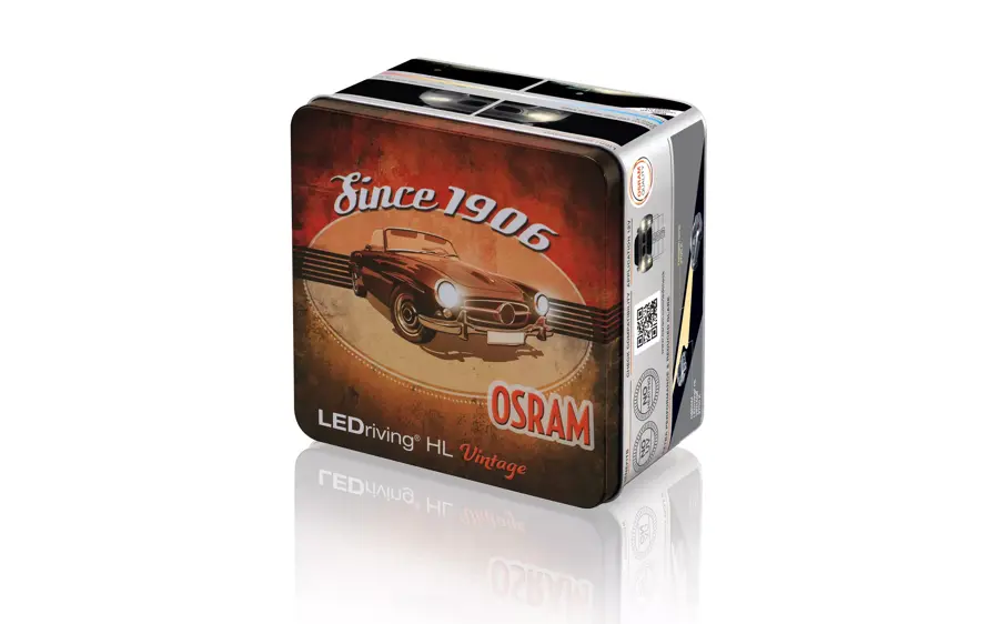 LED Pære H4 / R2 / H19 Osram LEDriving HL VINTAGE │ Retro-LED for klassiske biler +300 % lysstyrke - sett 2 stk. – bilde 3